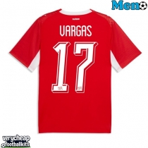 Switzerland Ruben Vargas #17 Replica Home Shirt World Cup 2026 Short Sleeve